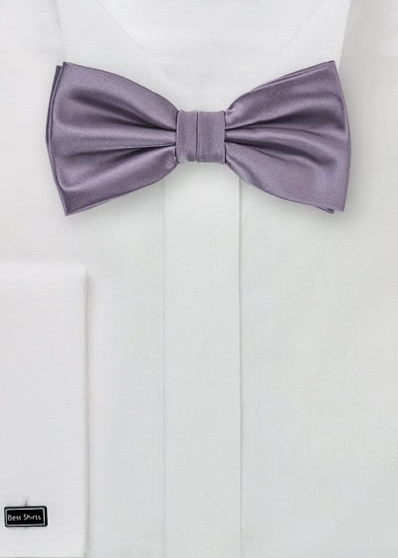 Papillon da uomo monocolore viola