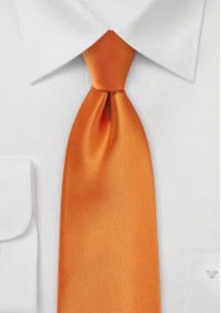 Cravatta per bambini a tinta unita arancione