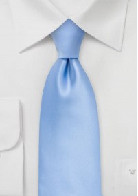 Cravatta bambini tinta unita blu chiaro