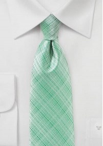 Cravatta elegante strutturata in verde
