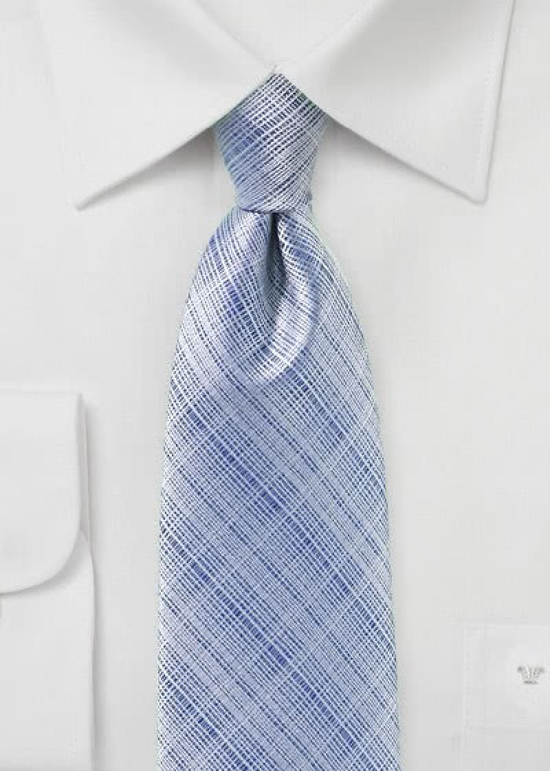 Cravatta lineare blu