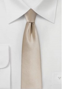 Cravatta sottile beige