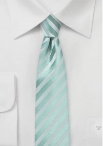 Cravatta sottile verde menta