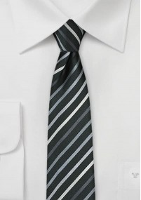 Cravatta sottile grigio