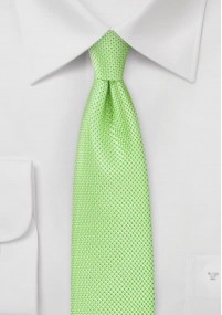 Cravatta Business Struttura Verde chiaro Slim