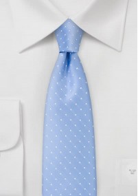 Uomo Cravatta stretta a forma di pois blu...