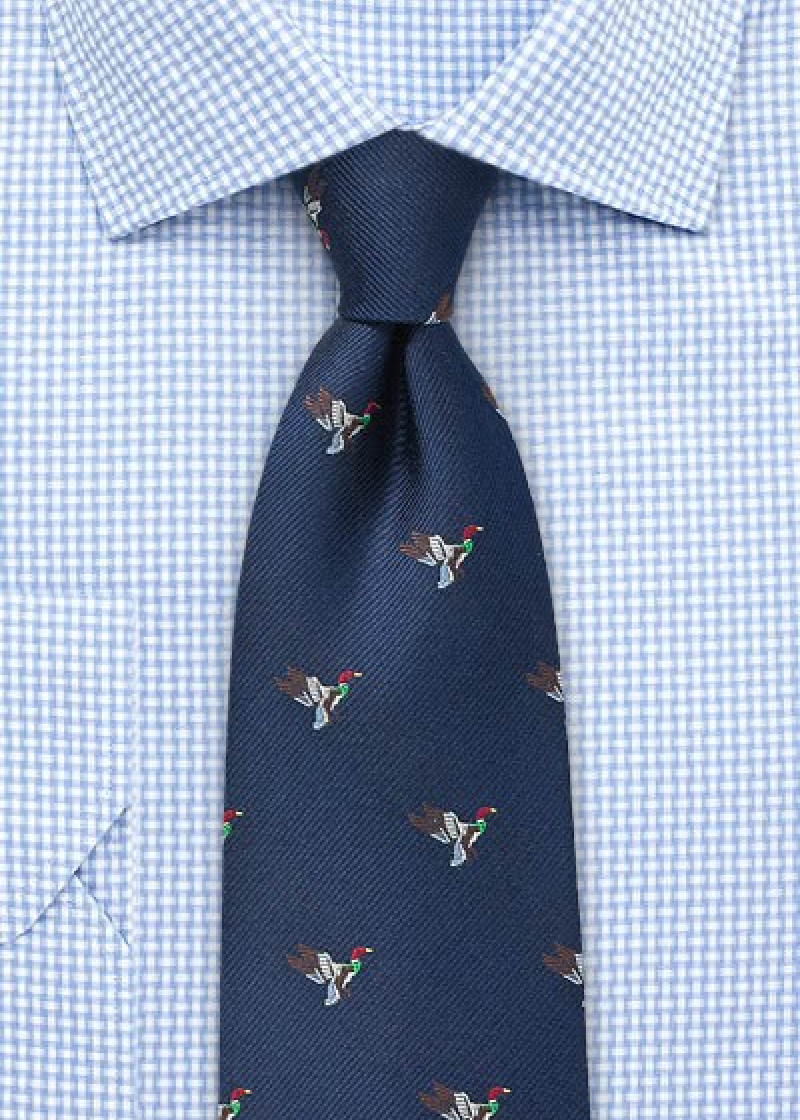 Cravatta business duck blu navy