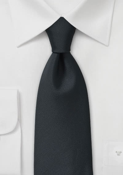 Cravatta XXL nera coste