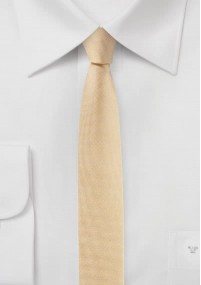 Cravatta sottile albicocca