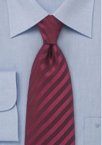 Cravatta microfibra bordeaux