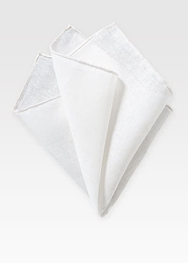 Fazzoletto taschino bianco