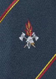 Feuerwehr-Krawatte navy