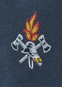 Feuerwehr-Krawatte marineblau