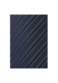 Businesskrawatte schlank Streifen-Struktur dunkelblau