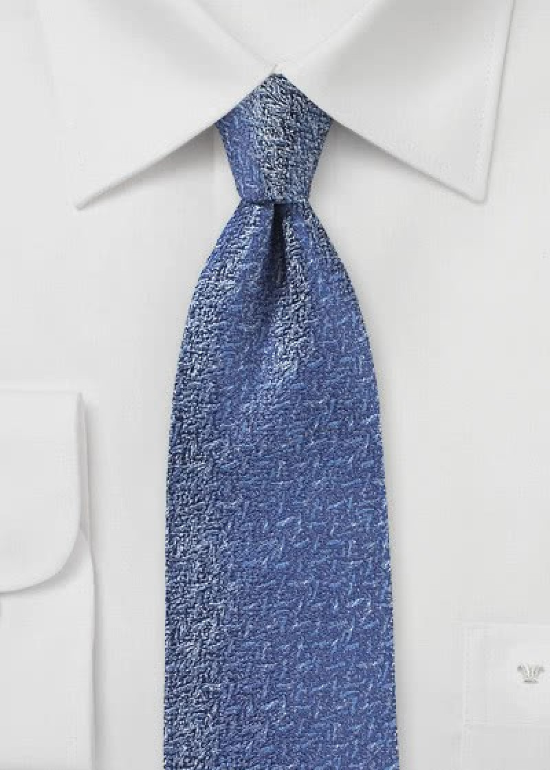 Cravatta business struttura maculata ultramarine