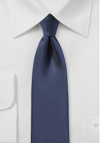 Cravatta sottile blu marino
