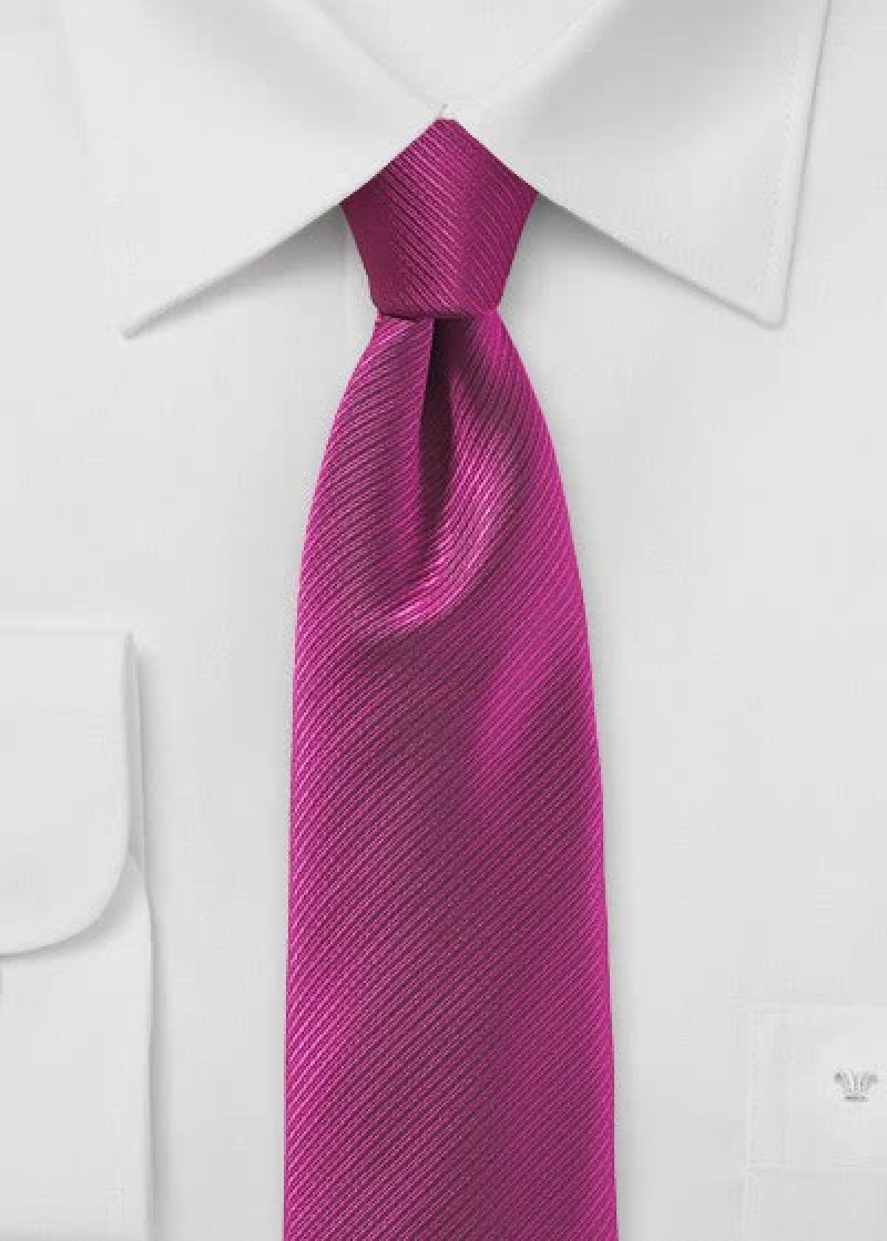 Cravatta fucsia righe