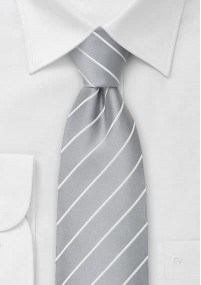 Elegance Clip Tie argento