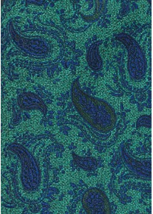 Krawatte aqua blau Tropfenmotive