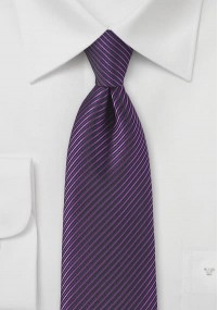 Cravatta viola righe