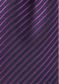 Nadelstreifen-Herrenkrawatte violett