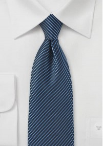 Cravatta gessata blu chiaro