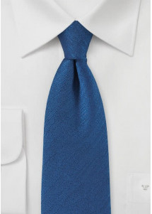 Cravatta blu microfibra