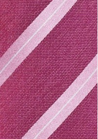 Krawatte Streifenmuster pink