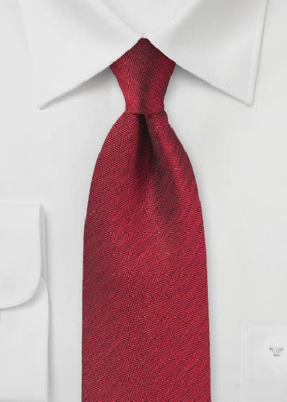 Krawatte Gräten rot