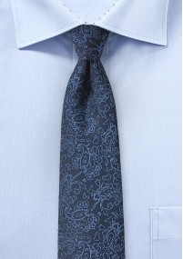 Cravatta blu paisley