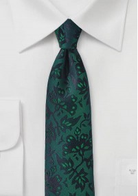 Cravatta verde fantasia