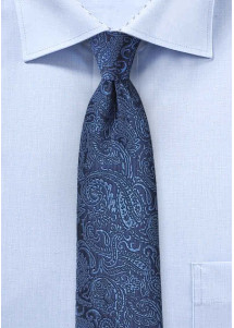 Cravatta microfibra paisley