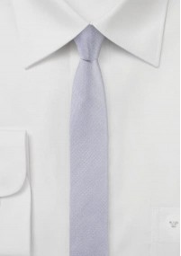 Cravatta extra stretta di forma viola...