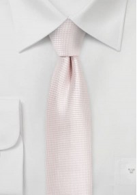 Cravatta struttura stretta rosé