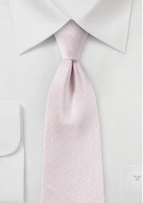 Krawatte Herring-Bone blush-rosa