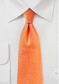 Cravatta a spina di pesce arancione