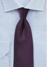 Cravatta elegante strutturata viola