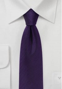 Cravatta struttura a righe viola