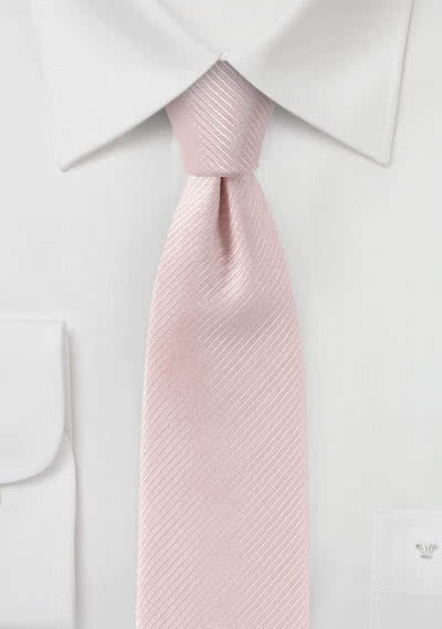 Cravatta struttura a righe blush