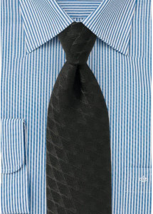 Cravatta business onda diamanti nero...