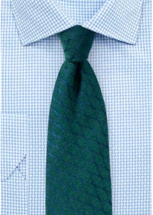 Cravatta business wave diamonds navy e...