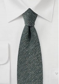 Cravatta in lana verde cacciatore