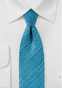 Cravatta struttura blu turchese