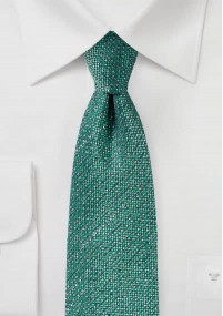 Cravatta business strutturata verde...