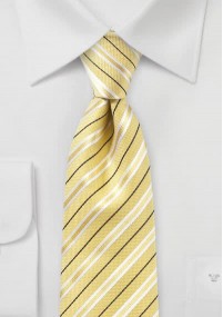 Cravatta righe gialle nere