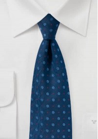 Cravatta vegetativa blu navy
