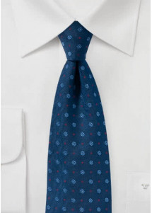Cravatta vegetativa blu navy
