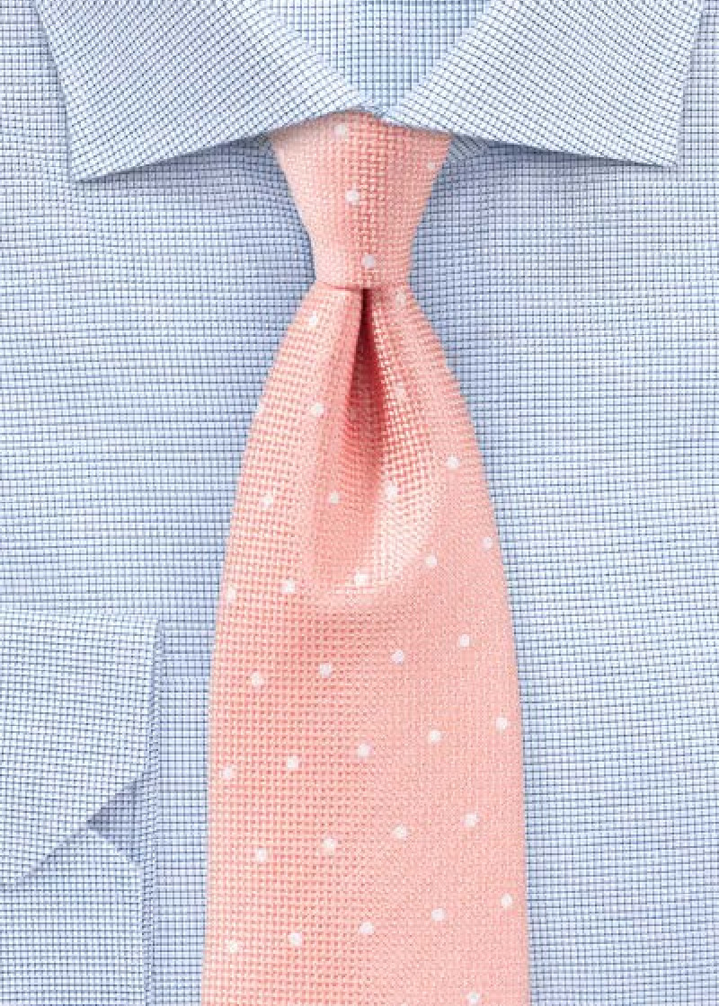 Struttura Tie Dots Salmone
