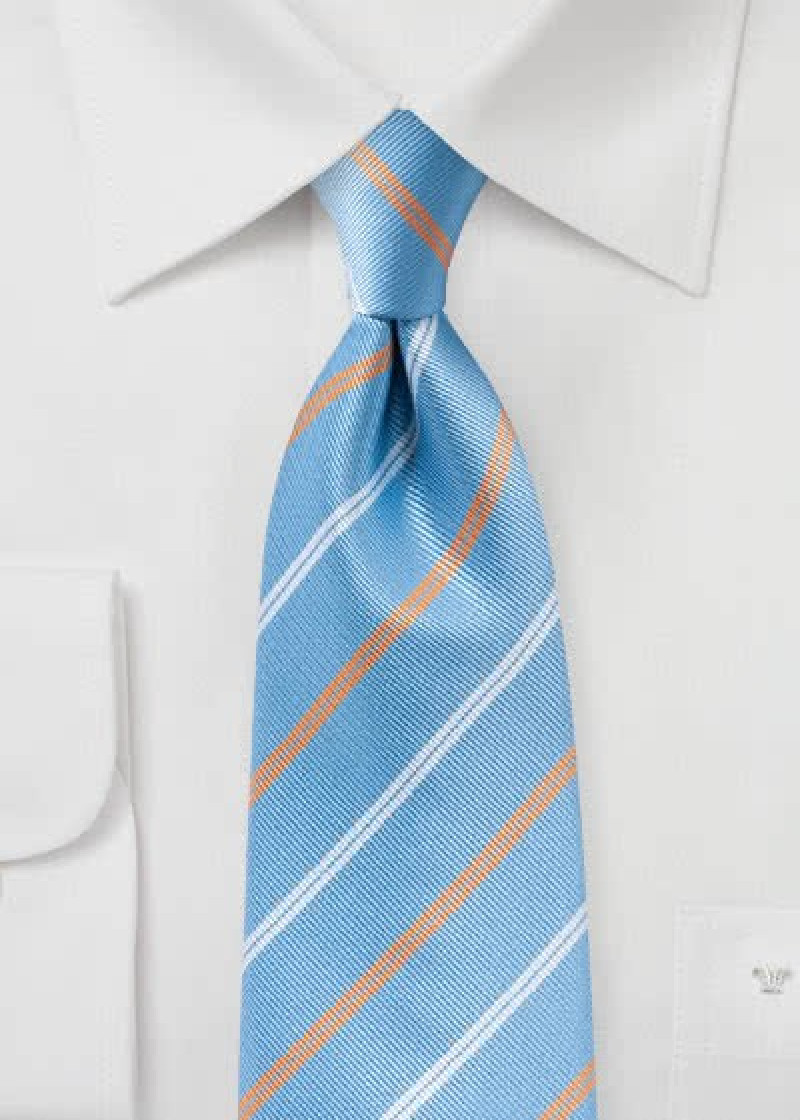 Cravatta business a righe color tortora