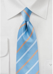 Cravatta business a righe color tortora